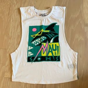 Maui & Sons cutoff t-shirt - Size small
